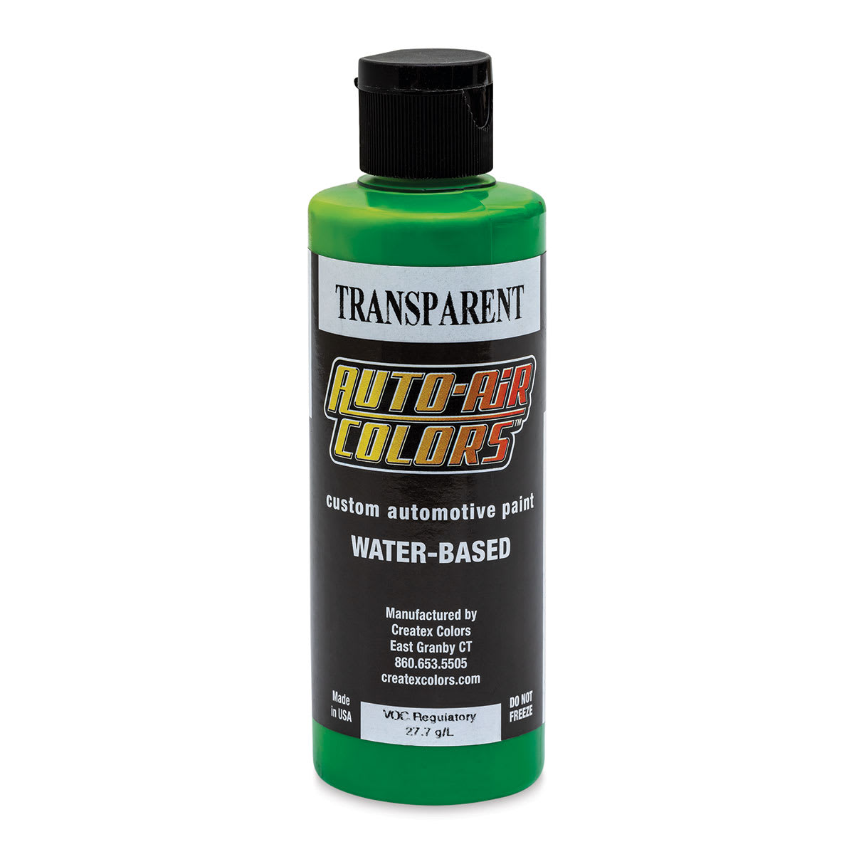 Createx Auto Air Color - 4 oz, Transparent Apple Green