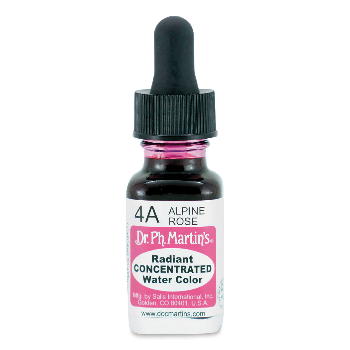 Dr. Ph. Martin's Radiant Concentrated Individual Watercolor - 1/2 oz, Alpine Rose