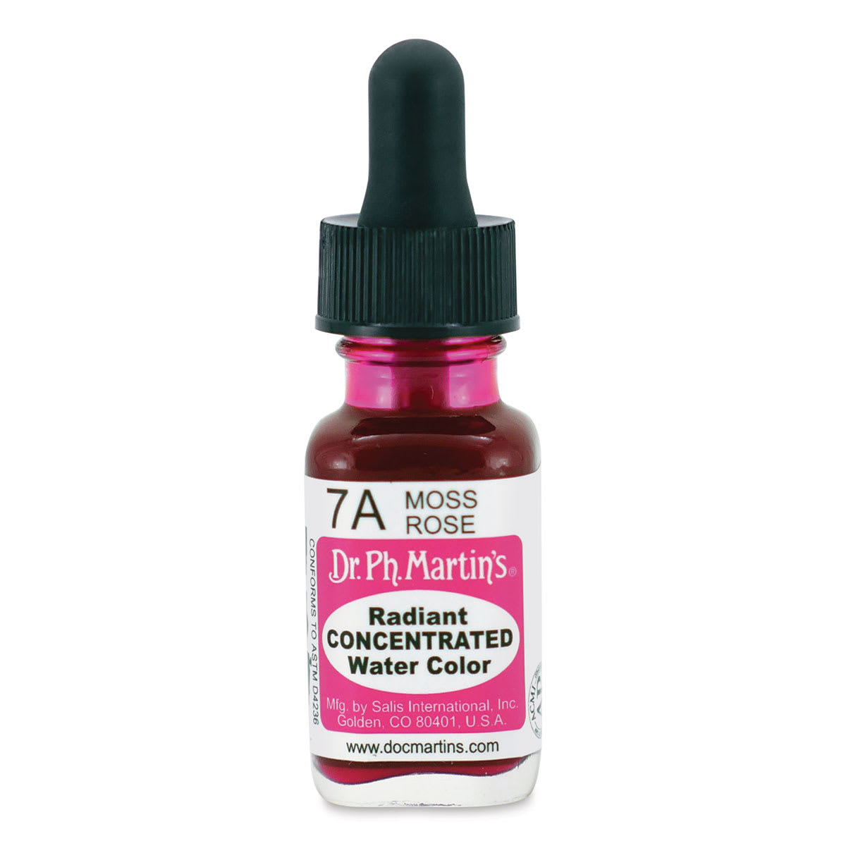 Dr. Ph. Martin's Radiant Concentrated Individual Watercolor - 1/2 oz, Moss Rose