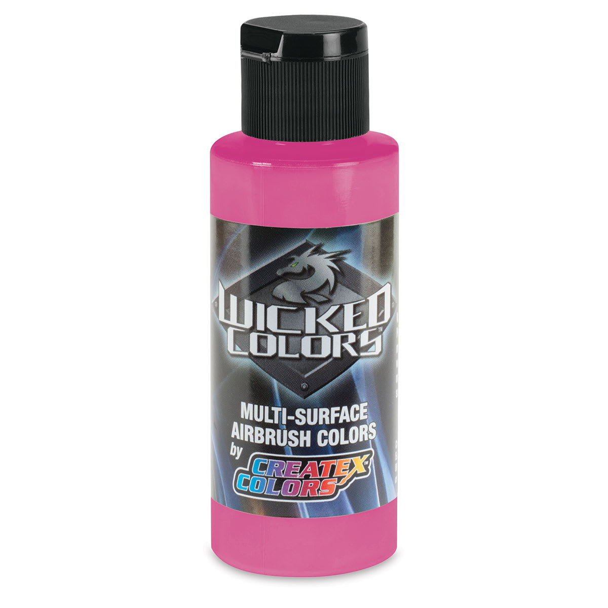 Createx Wicked Colors Airbrush Color - 2 oz, Fluorescent Raspberry