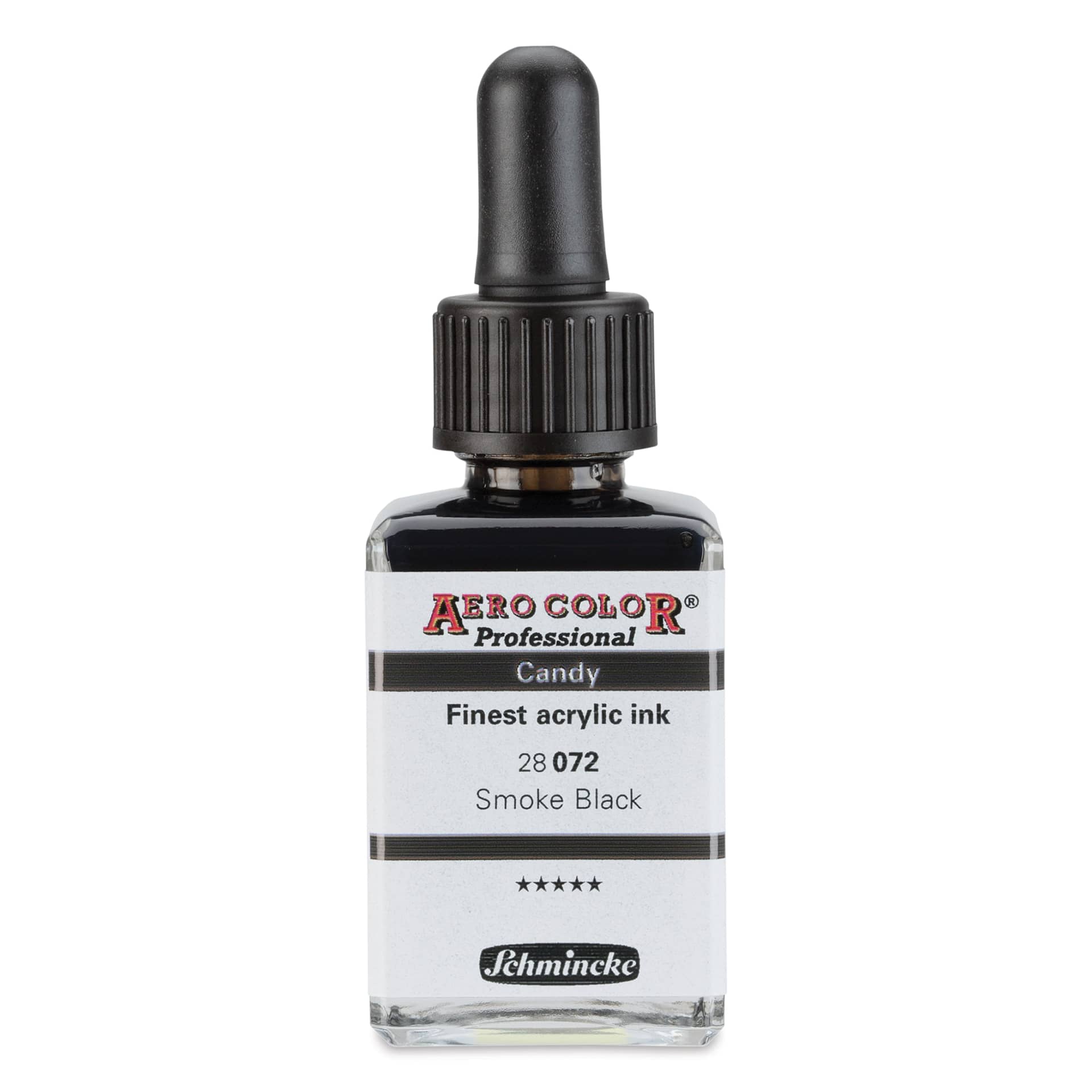 Schmincke Aero Color Professional Airbrush Color - 28 ml, Smoke Black