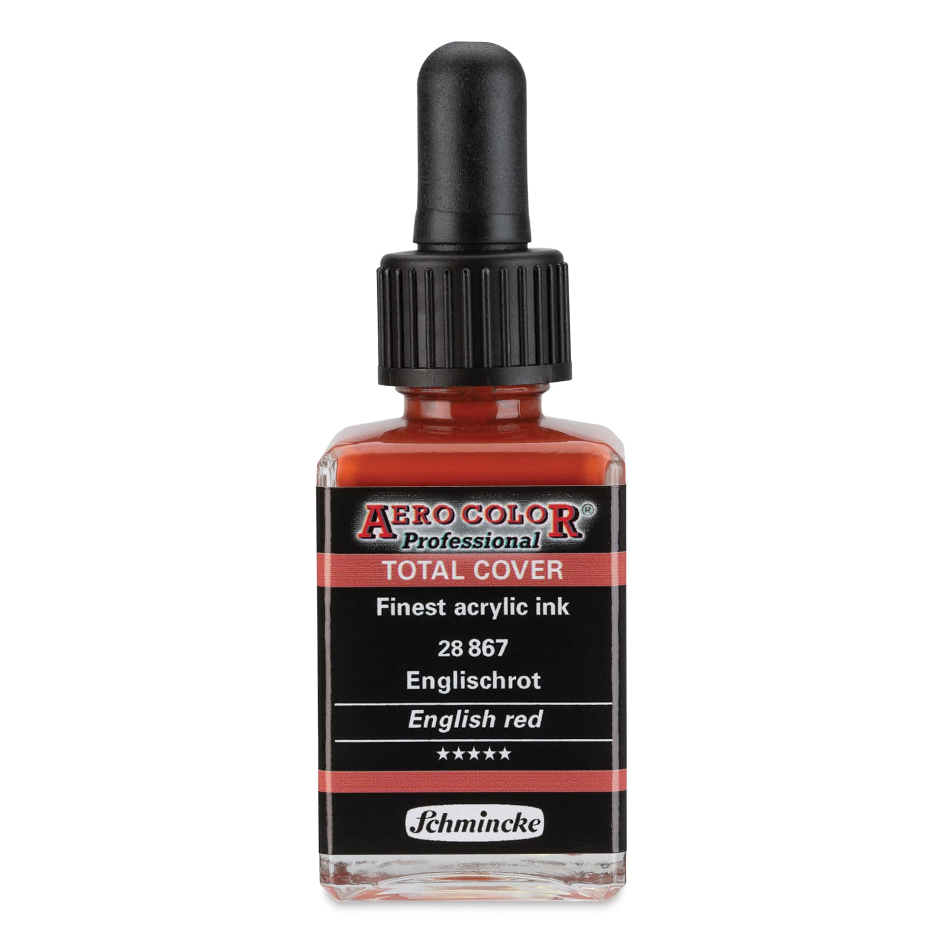 Schmincke Aero Color Professional Airbrush Color - 28 ml, English Red