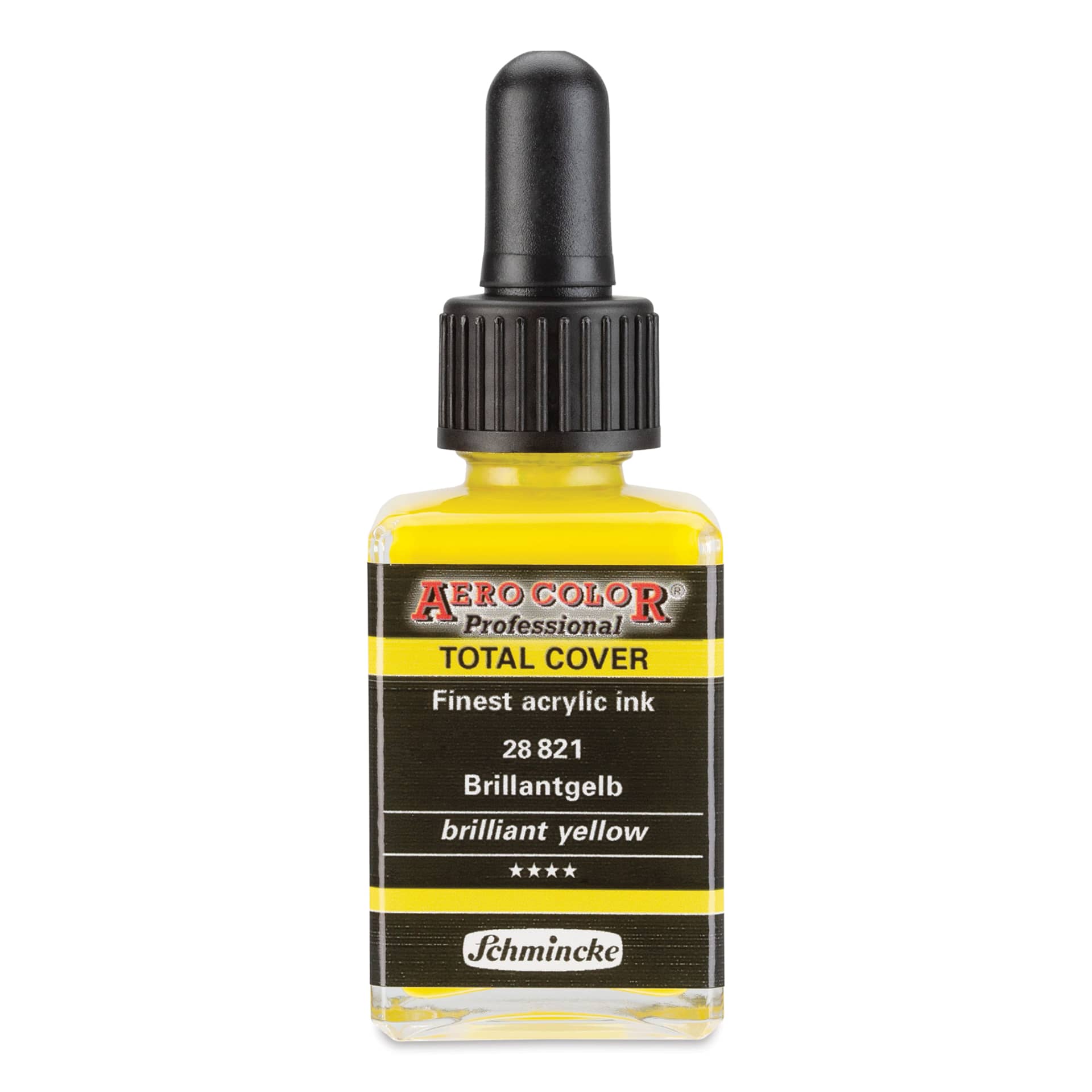 Schmincke Aero Color Professional Airbrush Color - 28 ml, Brilliant Yellow