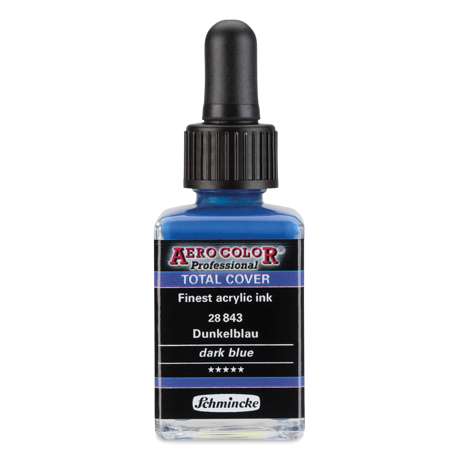 Schmincke Aero Color Professional Airbrush Color - 28 ml, Dark Blue