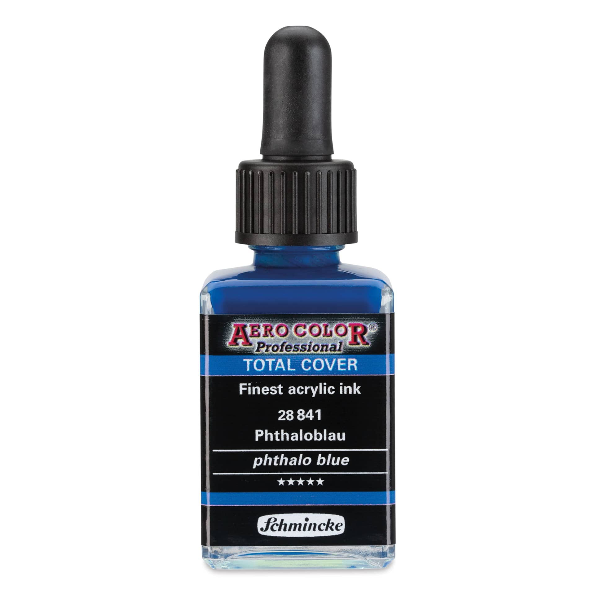 Schmincke Aero Color Professional Airbrush Color - 28 ml, Phthalo Blue