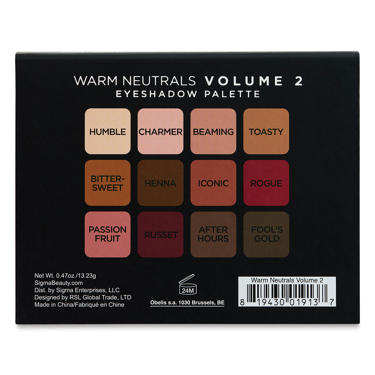 Sigma Beauty Eyeshadows