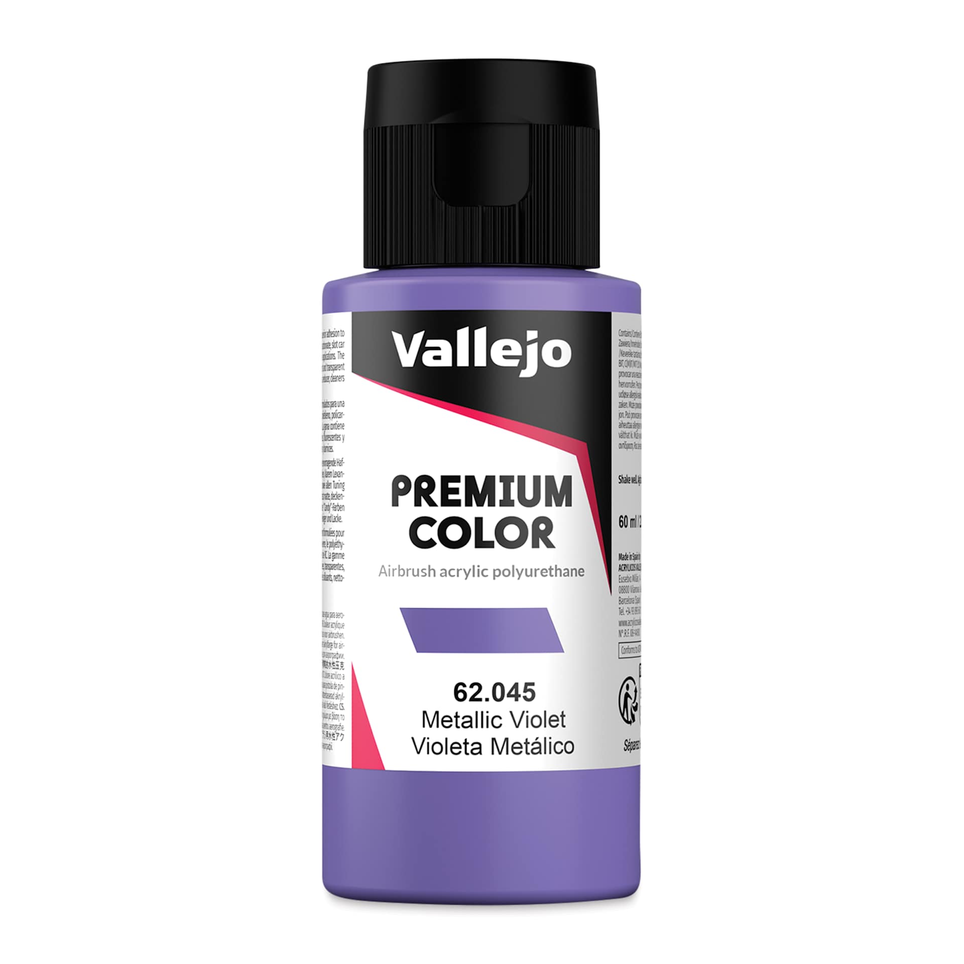 Vallejo Premium Airbrush Colors - 60 ml, Metallic Violet