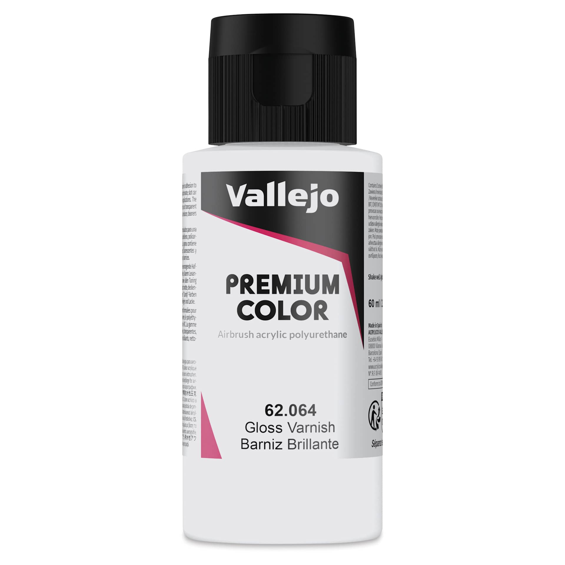 Vallejo Premium Airbrush Varnish - Gloss, 60 ml