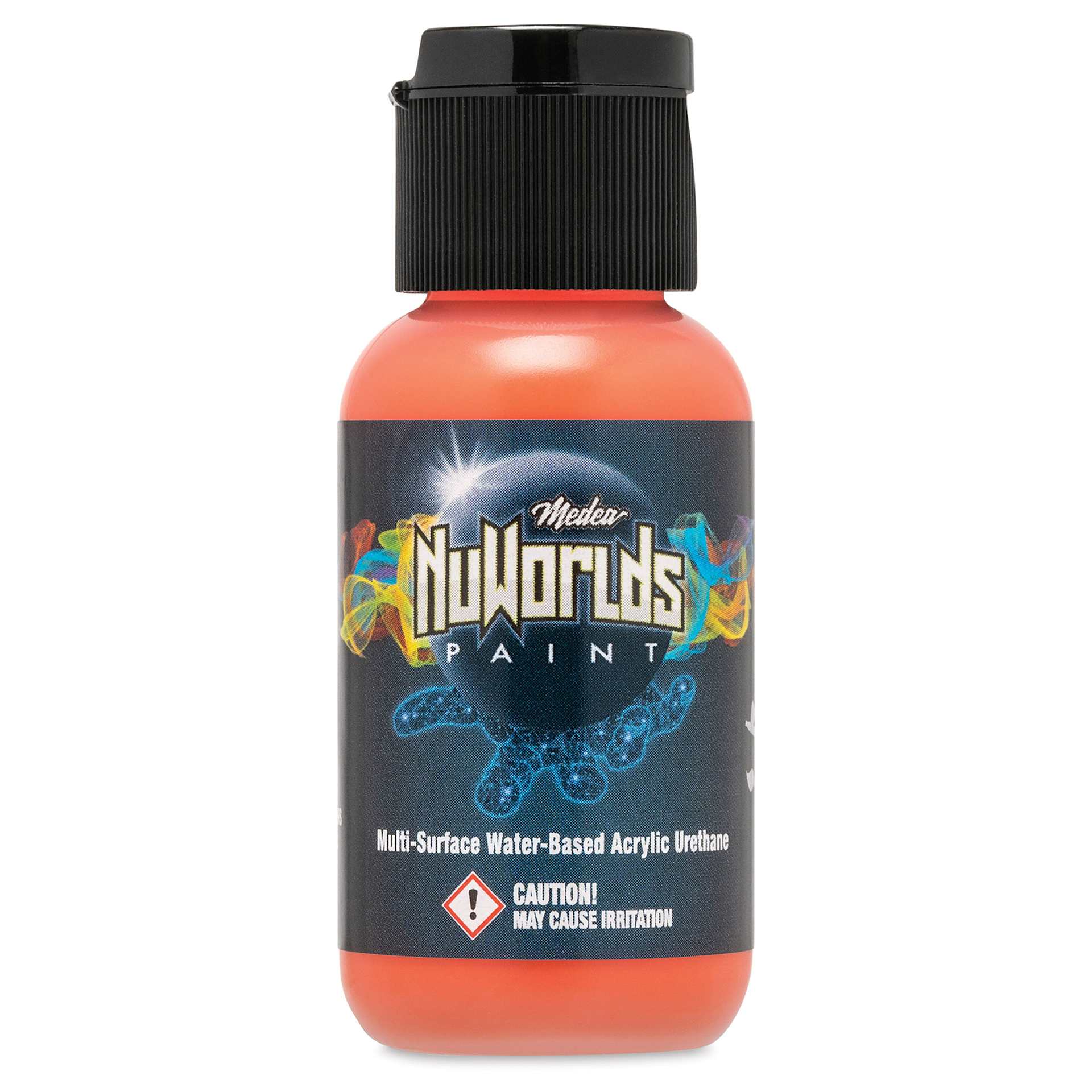 Iwata Medea NuWorlds Airbrush Paints - Opaque Red Orange, 1 oz