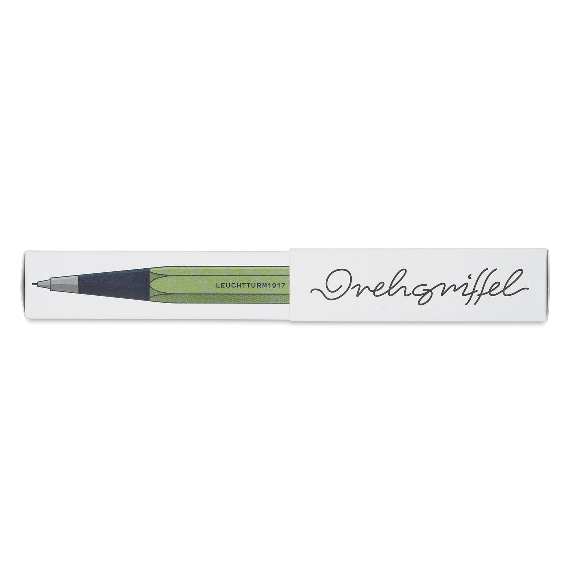 Leuchtturm1917 Drehgriffel Nr. 2 Mechanical Pencil - Sage, front of the packaging