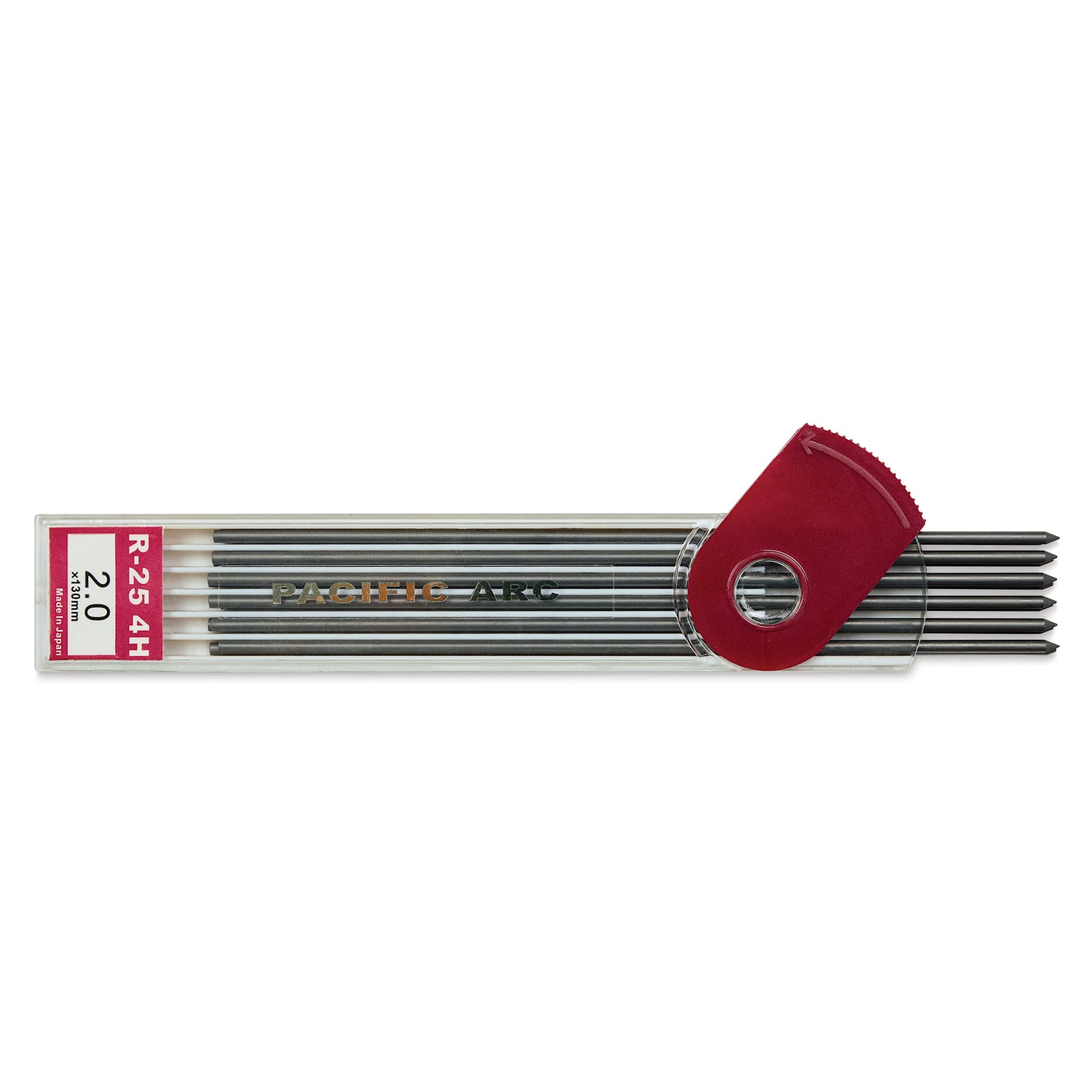 Pacific Arc Lead Refills - 4H, Pkg of 12, lead out of the packaging