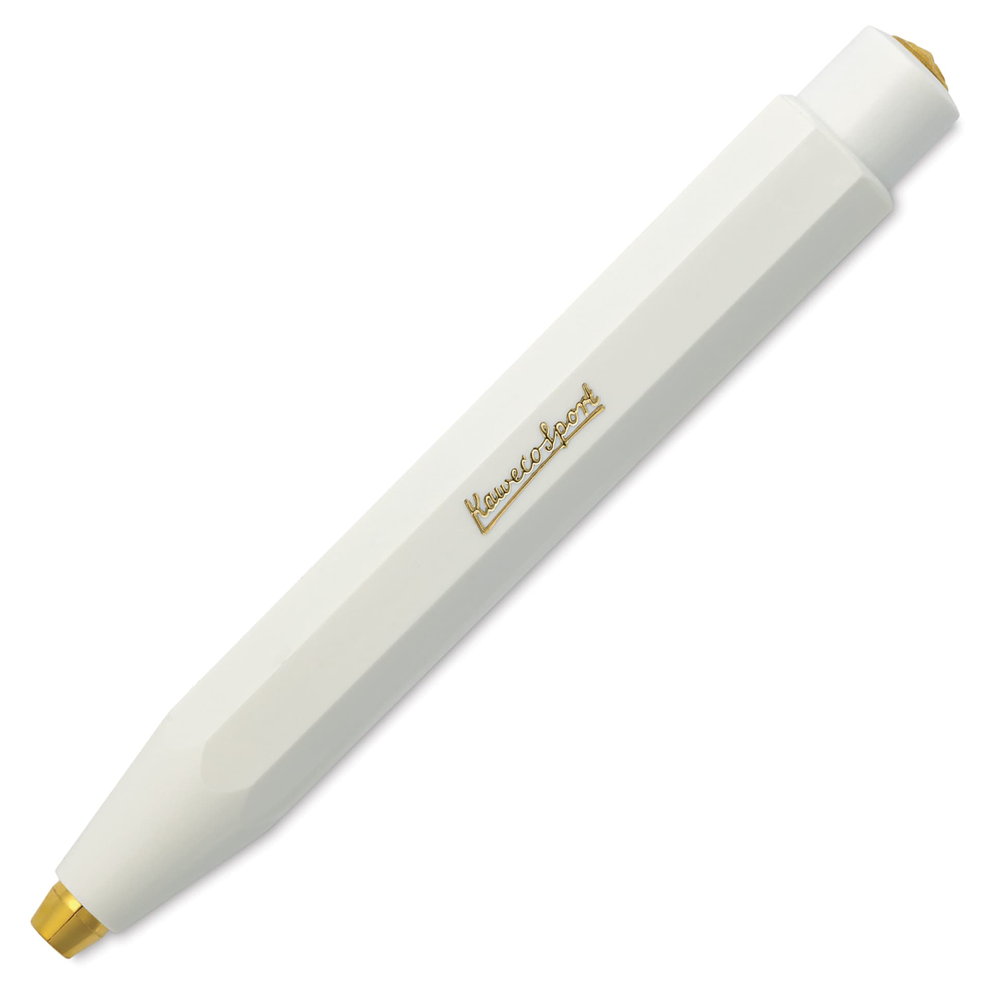Kaweco Classic Sport Clutch Pencil - White - retracted