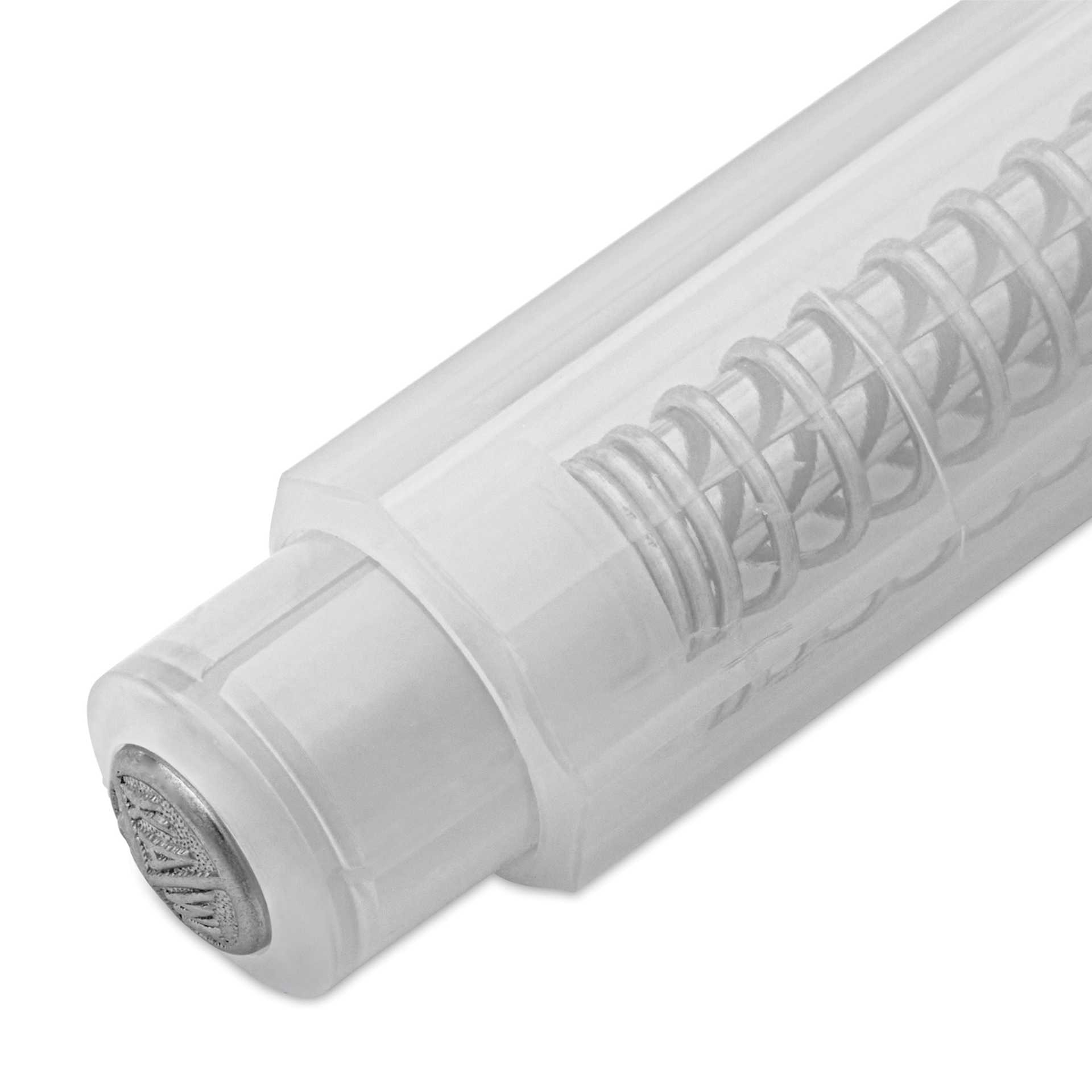 Kaweco Frosted Sport Clutch Pencil - Coconut - close-up of push-button mechanism