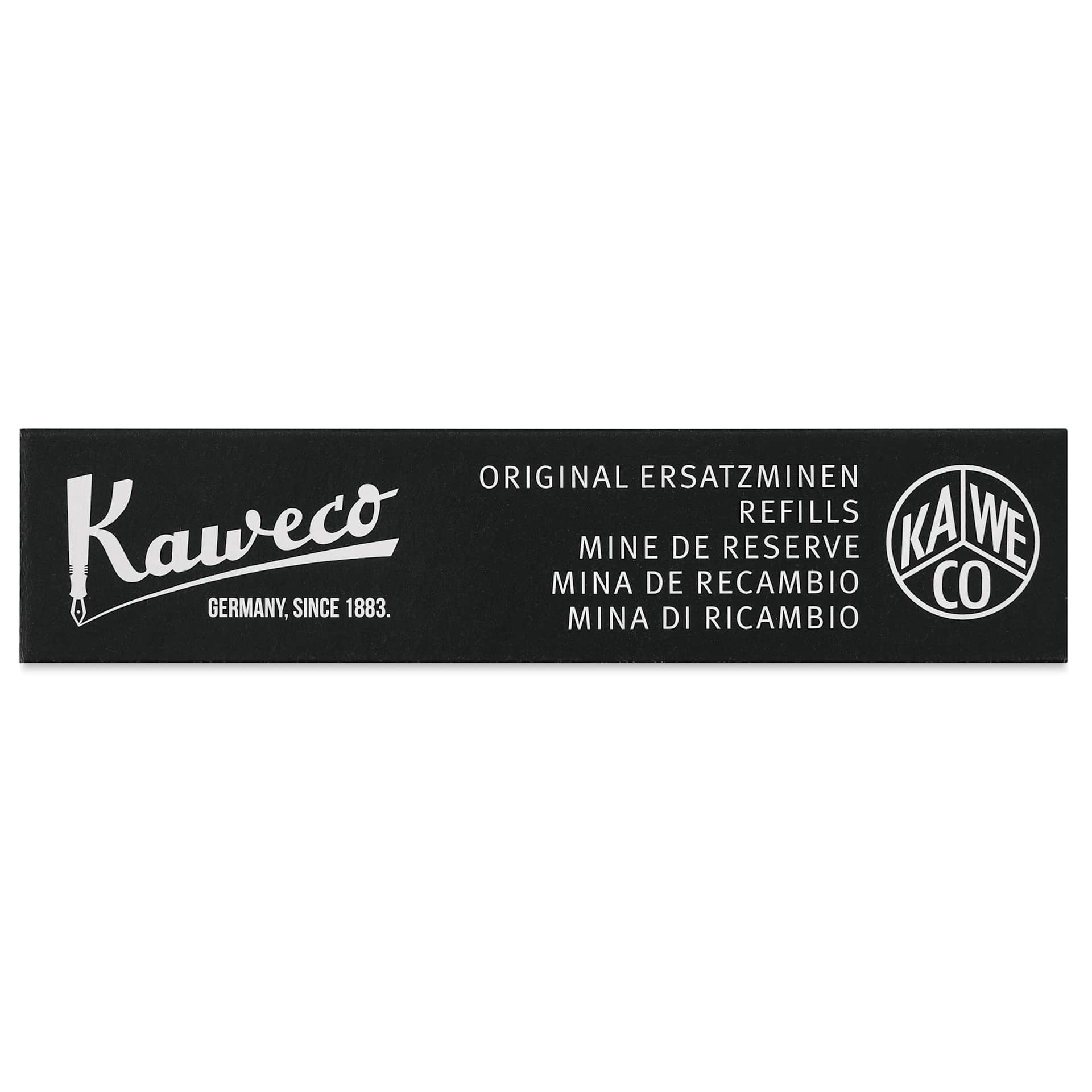 Kaweco Graphite Lead Refills - 0.9 mm, HB, Pkg of 12, packaging