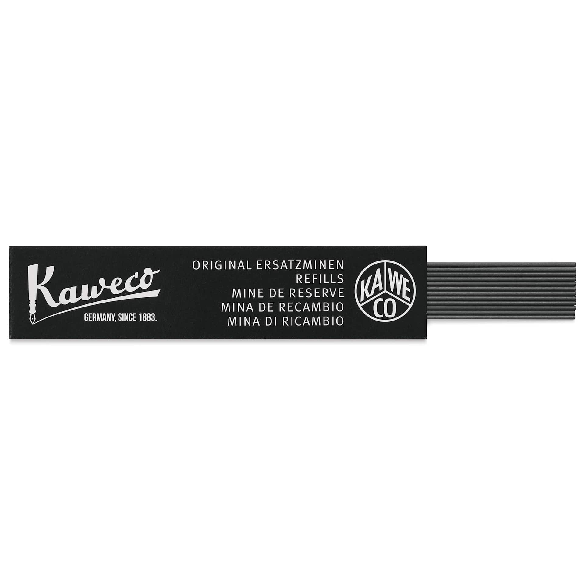 Kaweco Graphite Lead Refills - 0.9 mm, HB, Pkg of 12, leads out of the packaging