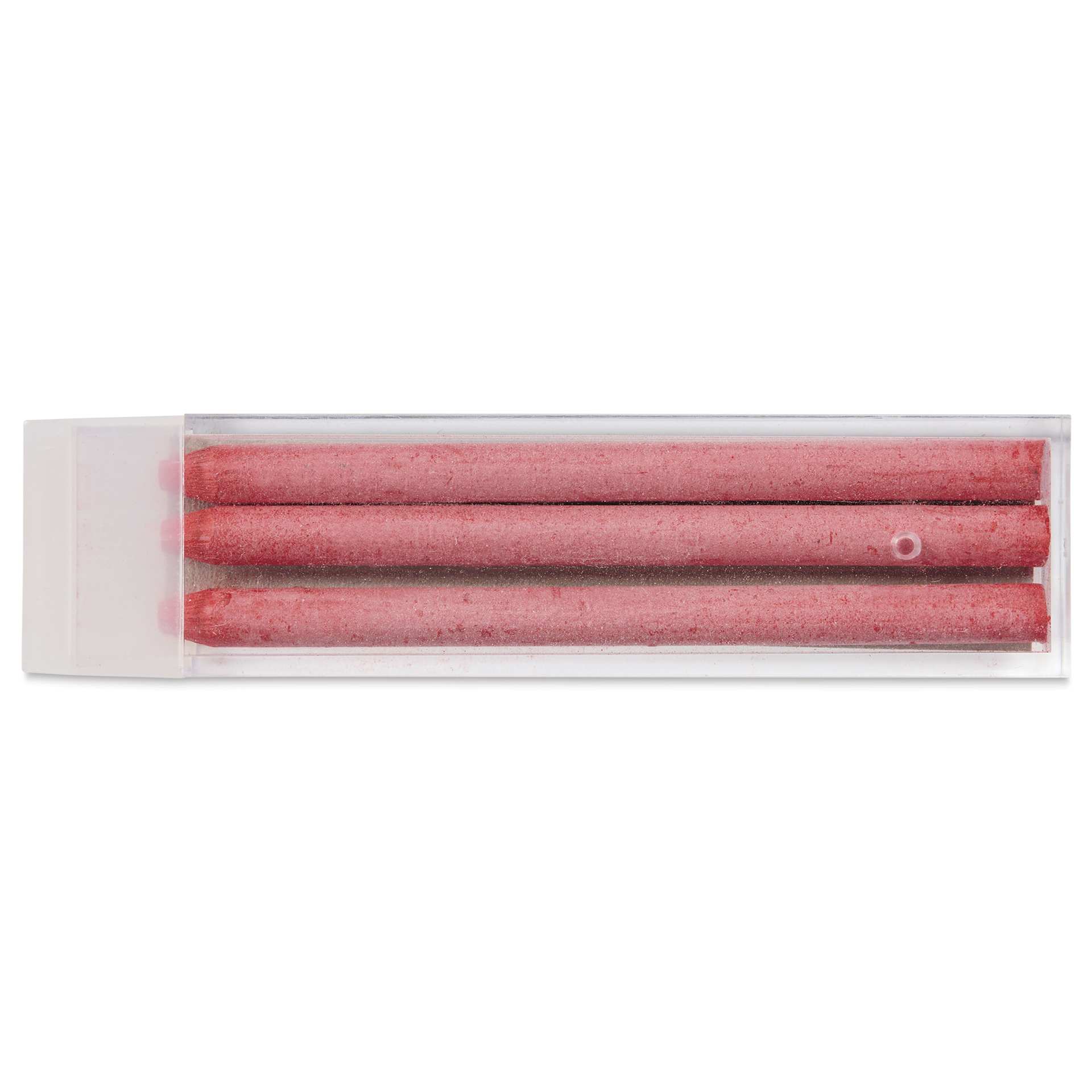 Kaweco Clutch Pencil All Purpose Lead Refills - Red, 5.6 mm, Pkg of 3, leads in packaging