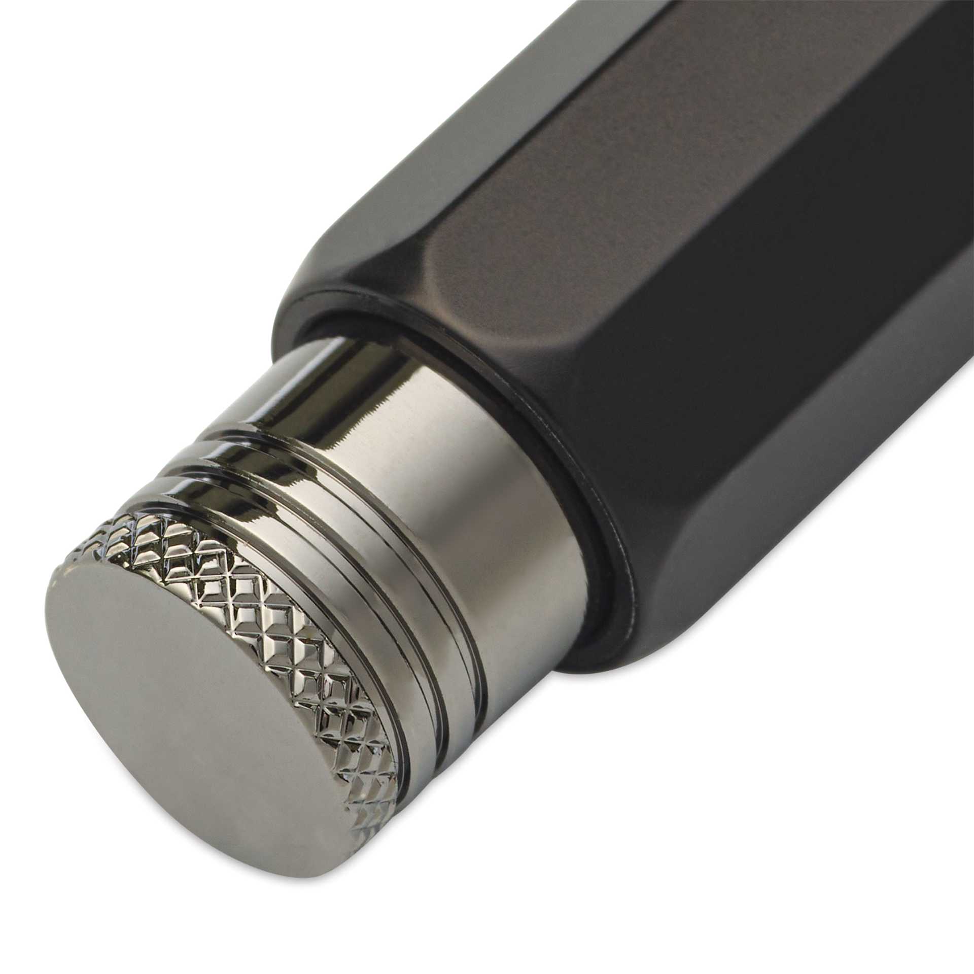 Kaweco Sketch Up Clutch Pencil - Black, 5.6 mm, 5B, close-up of the thrush tube