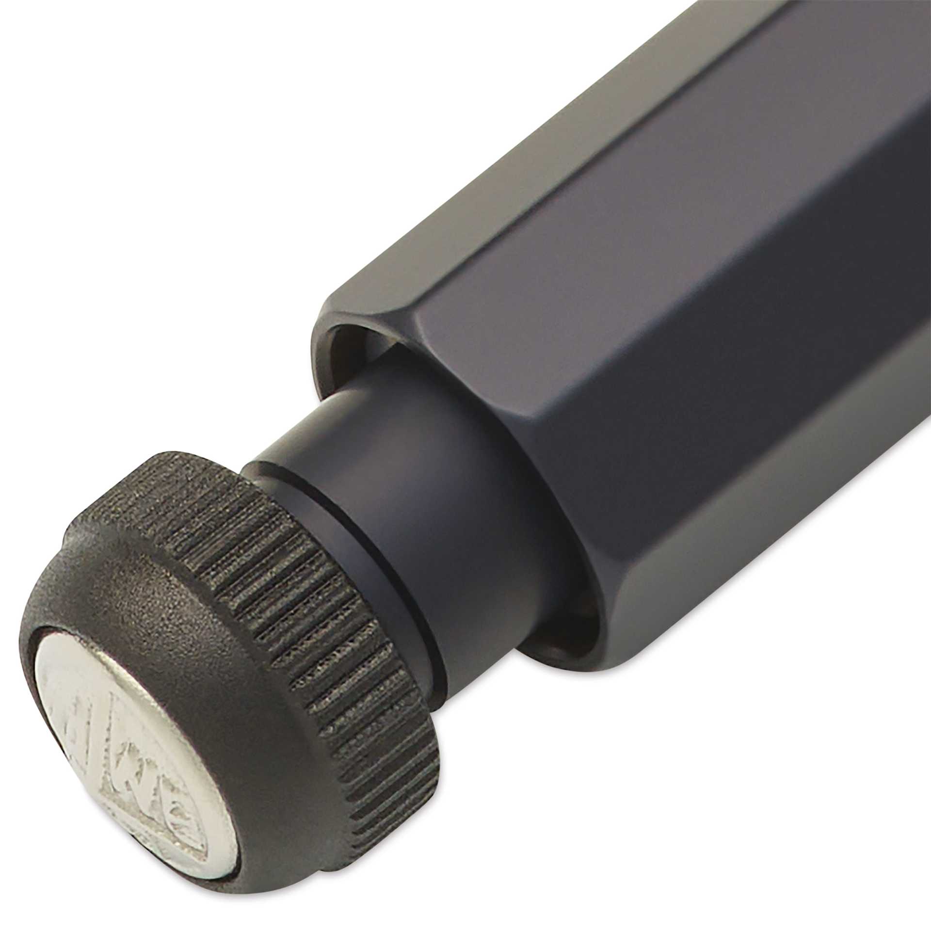 Kaweco Special Mechanical Pencil - Black, 0.3 mm, close-up of the button
