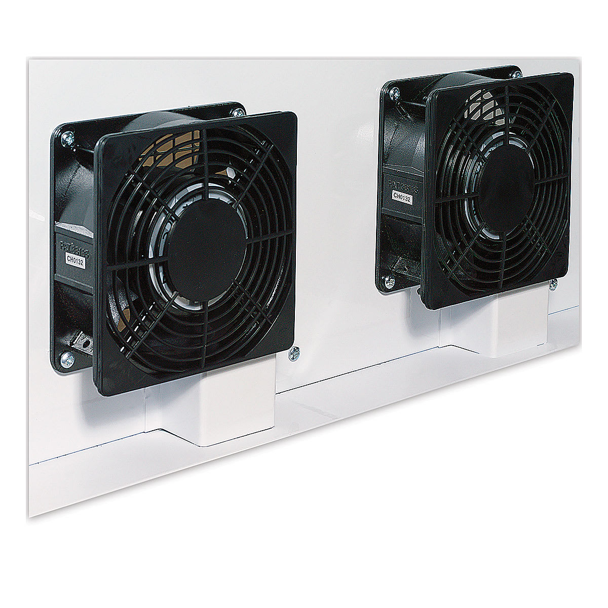 SIMair Airbrush Spray-Away Booth - Closeup of 2 suction fans