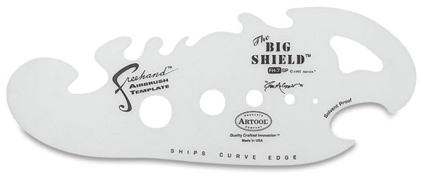 Airbrush Template - Template FH-7
