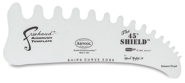 Airbrush Template - Template FH-4