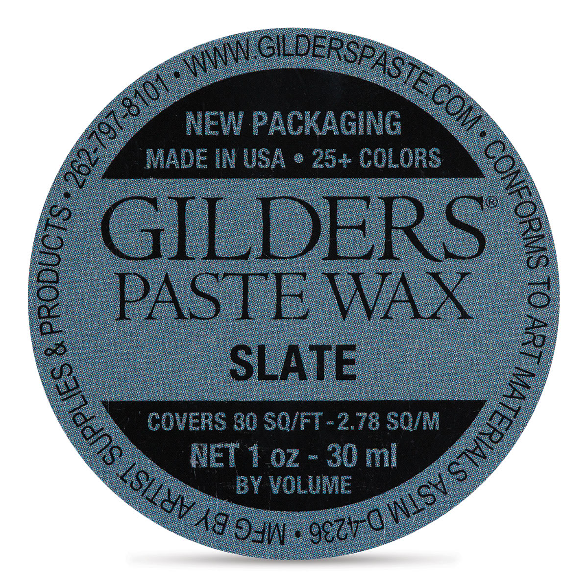 Gilders Paste Wax - 30 ml, Slate
