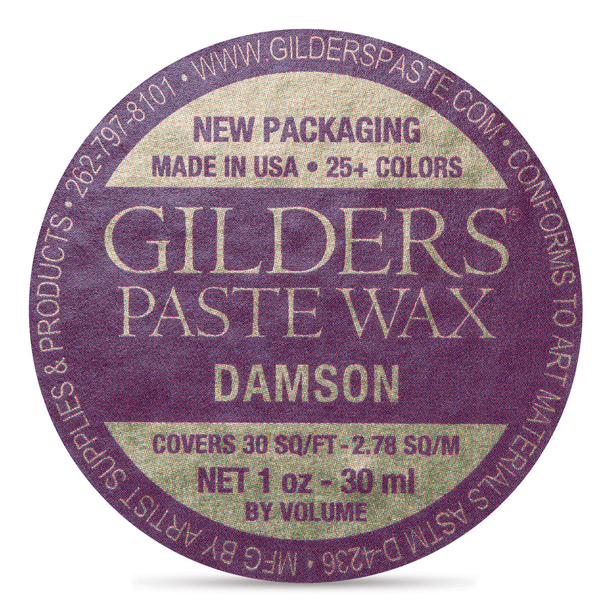 Gilders Paste Wax - 30 ml, Damson