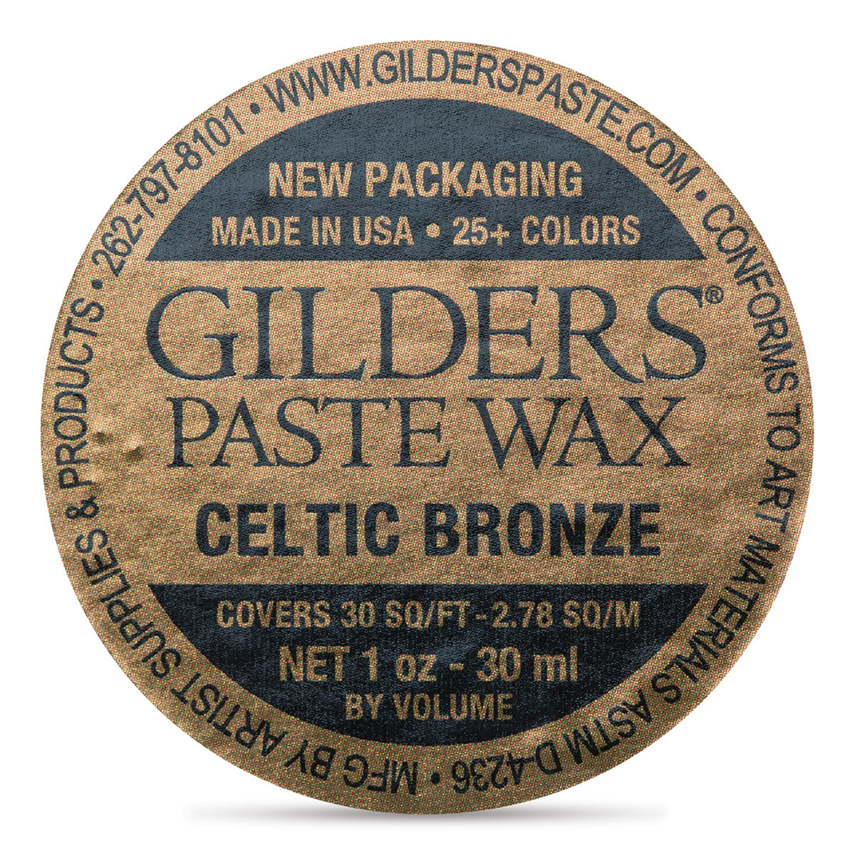 Gilders Paste Wax - 30 ml, Celtic Bronze