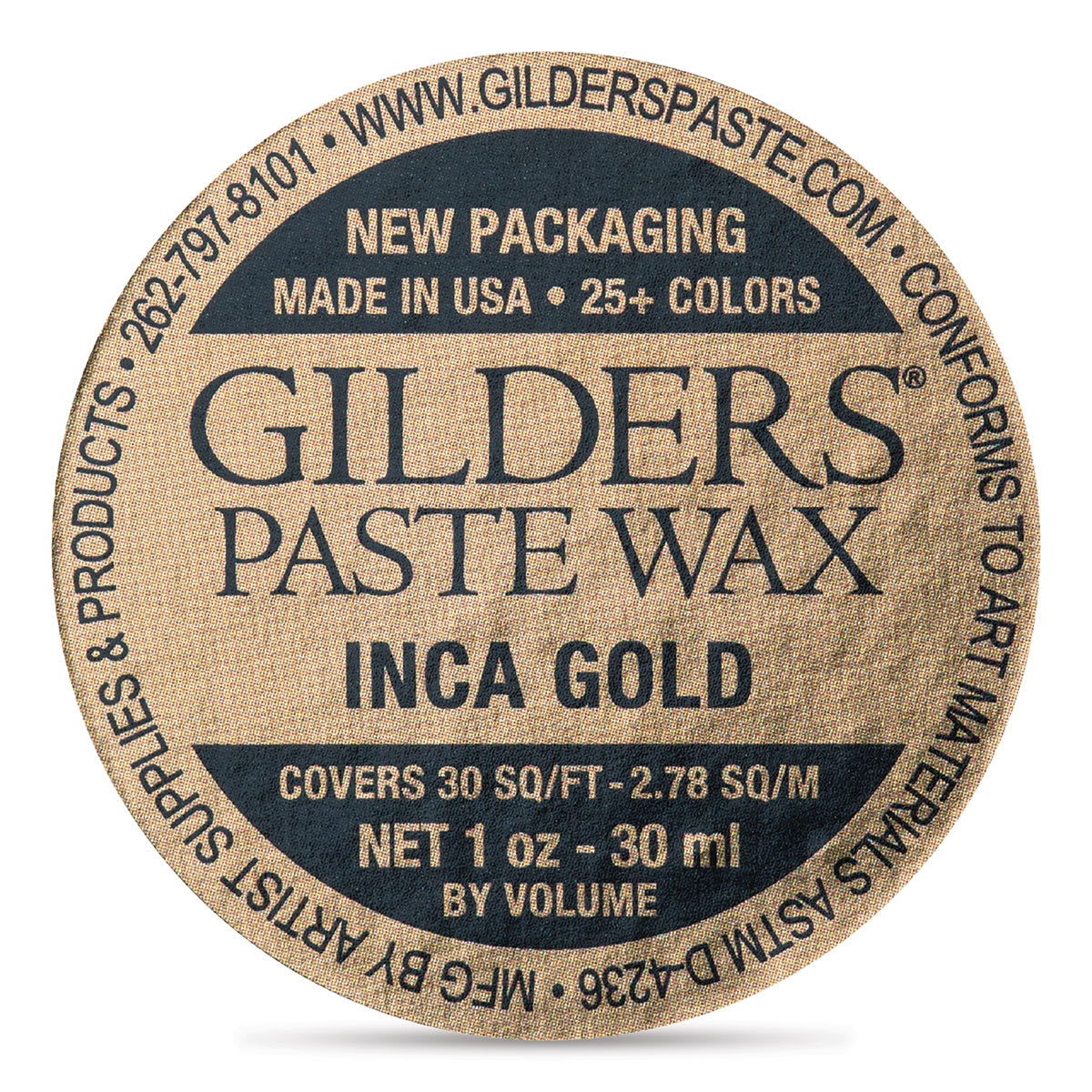 Gilders Paste Wax - 30 ml, Inca Gold