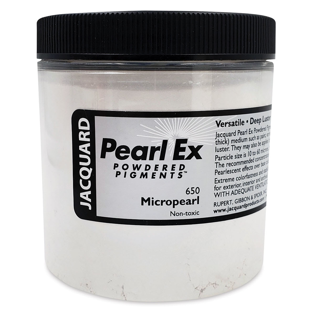 Jacquard Pearl-Ex Pigment - 4 oz, Micropearl, Jar