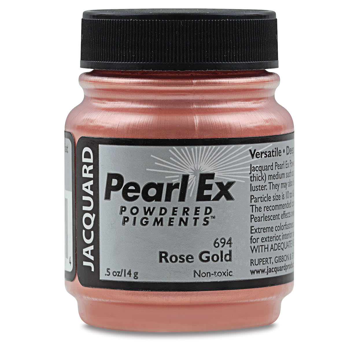 Jacquard Pearl-Ex Pigment - 0.5 oz, Rose Gold