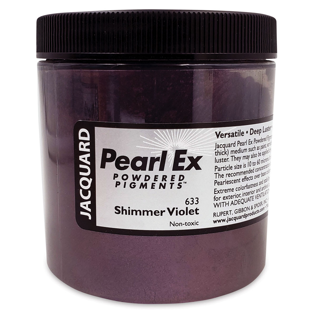Jacquard Pearl-Ex Pigment - 4 oz, Shimmer Violet, Jar