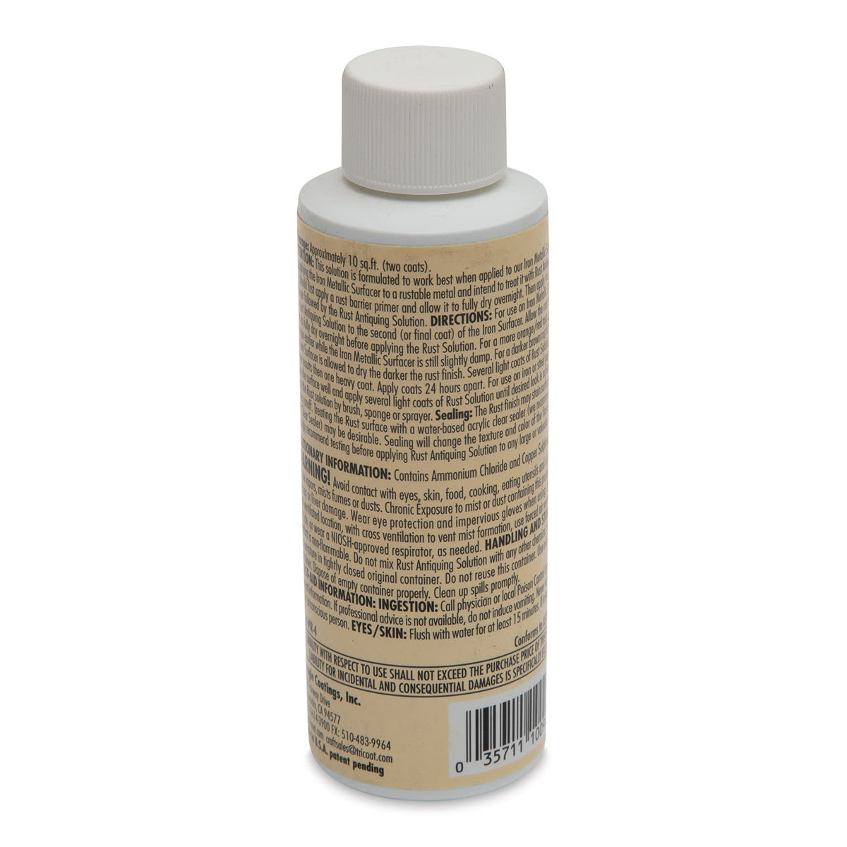 Instant Iron and Instant Rust - 4 oz, Instant Rust - angled view