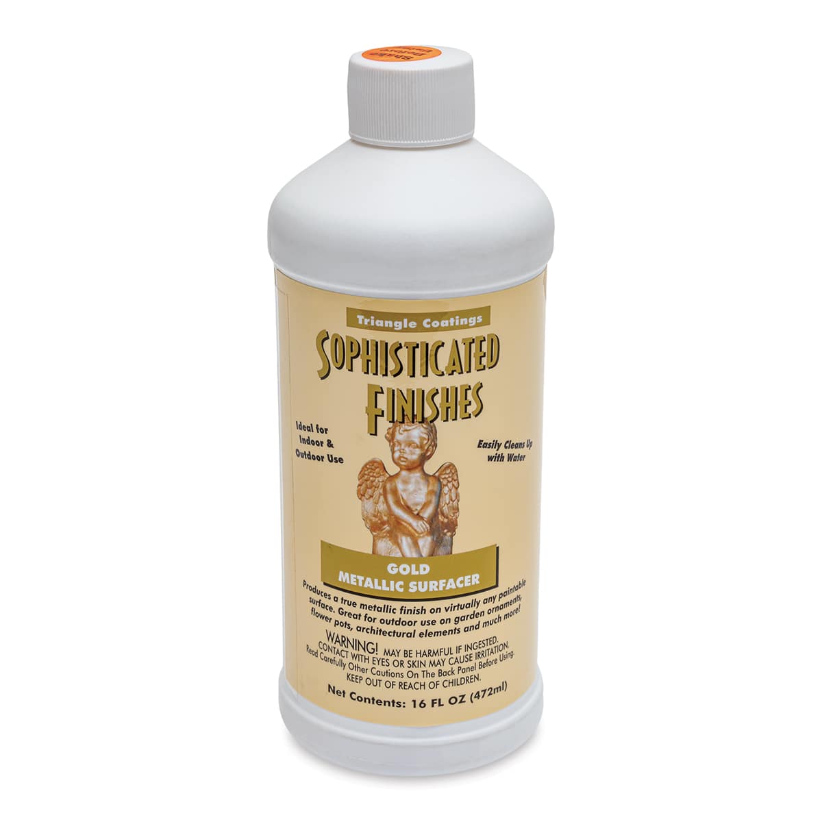 Metallic Surfacer Solution - 16 oz, Gold - front