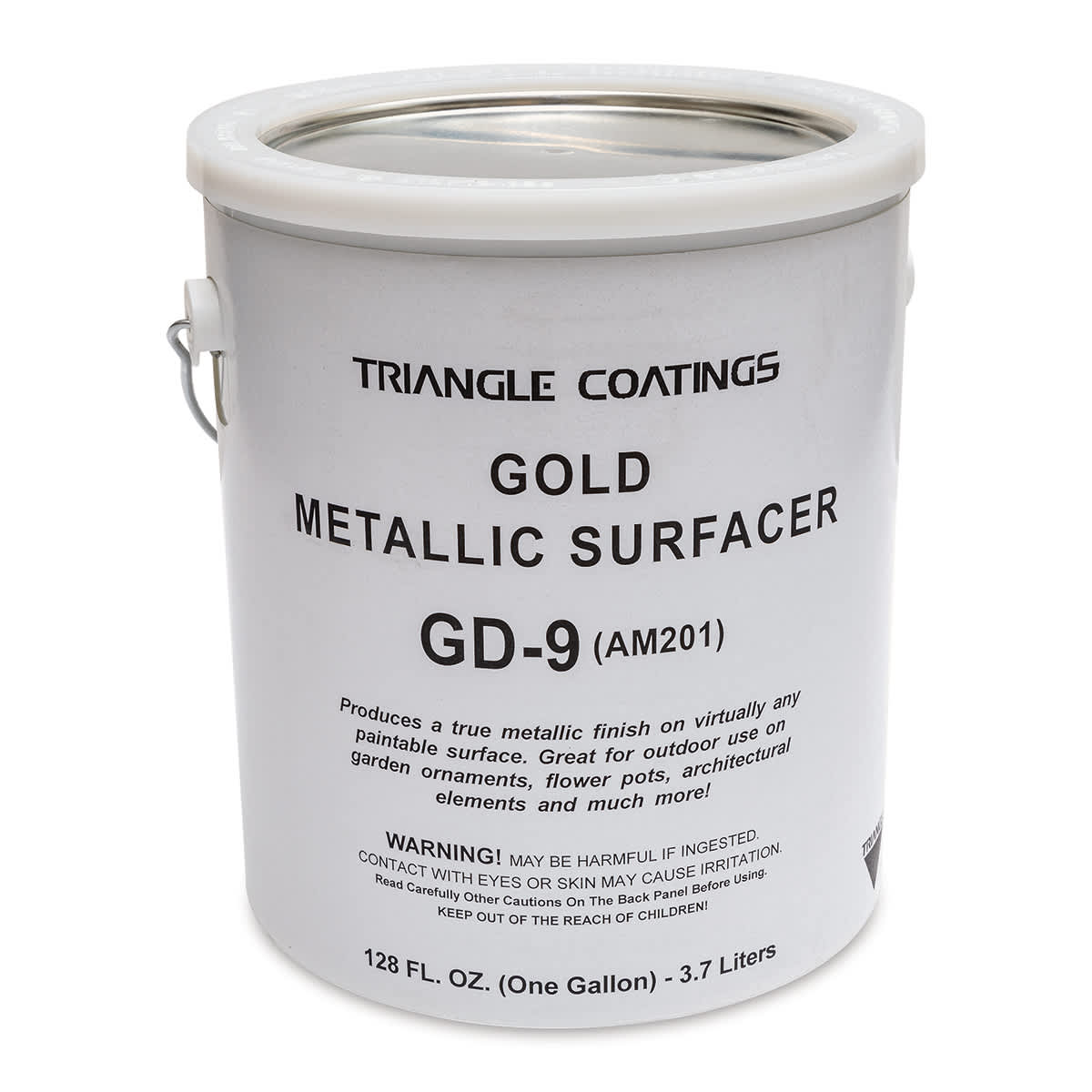 Metallic Surfacer Solution - 128 oz, Gold - front