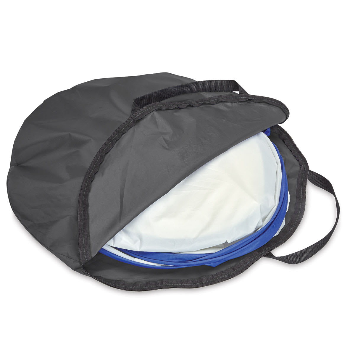 HomeRight Spray Shelters - Small Spray shelter folded down and in included carry bag