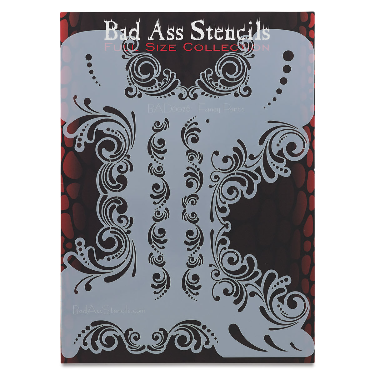 Airbrush Face and Body Stencils - Front view of package of Fancy Pants stencil