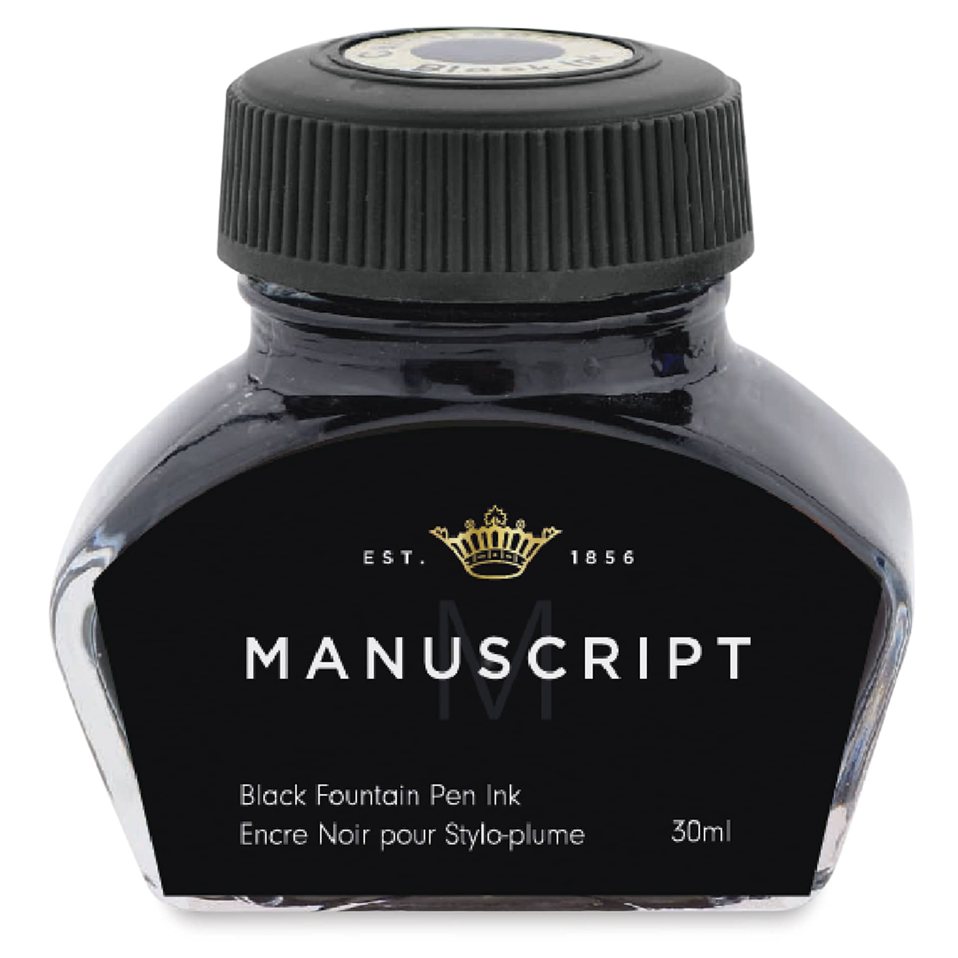 Manuscript Fountain Pen Ink - Black, 30 ml