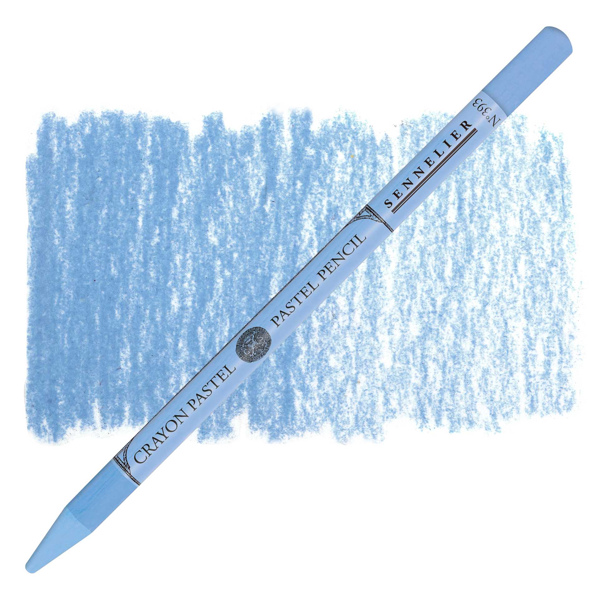 Sennelier Woodless Pastel Pencil - Ultramarine Deep, pencil and swatch
