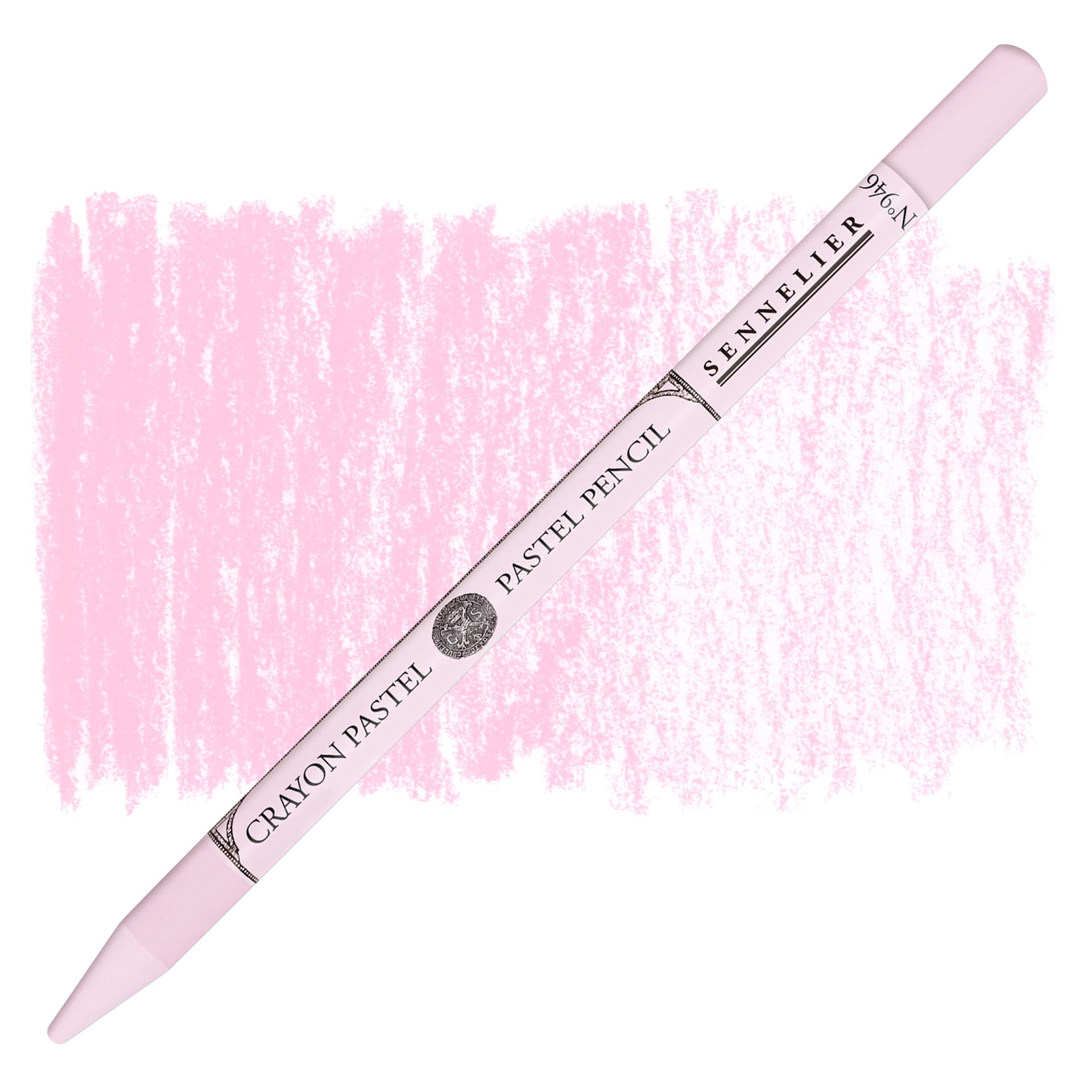 Sennelier Woodless Pastel Pencil - Magenta Violet, pencil and swatch