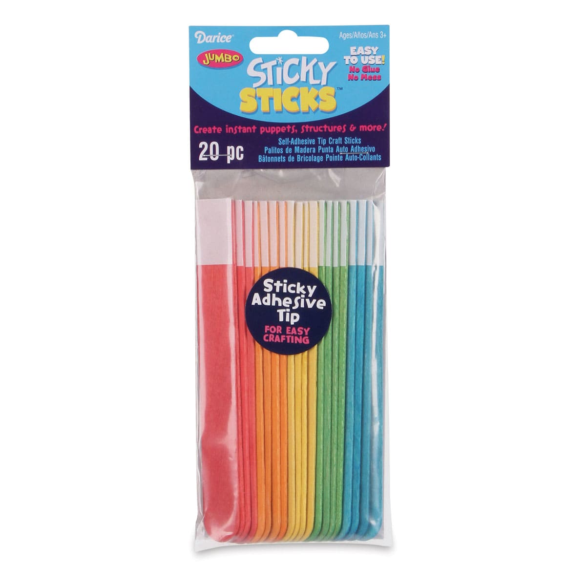 Darice Sticky Sticks - Rainbow