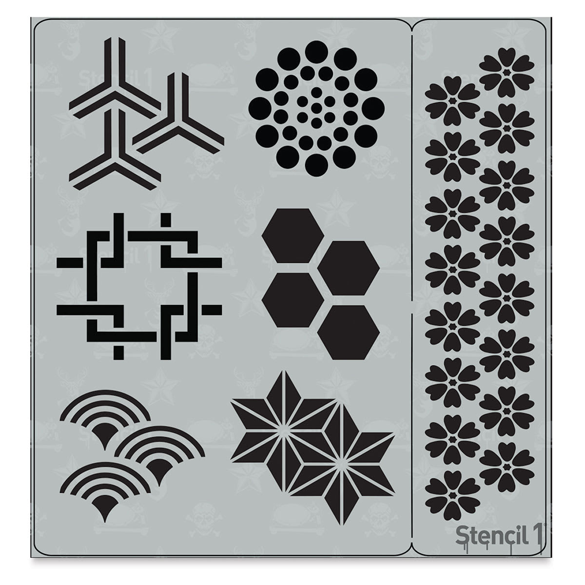 Stencil1 Stencil - Journal Patterns, 5-3/4" x 6"