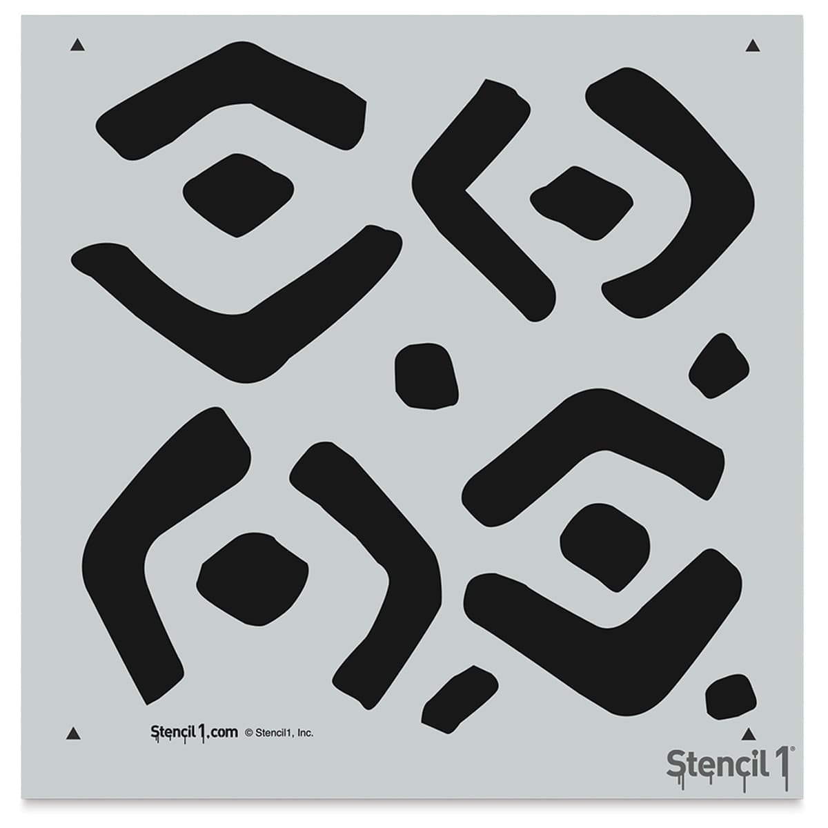 Stencil1 Stencil - Kuba, Repeat Pattern, 11" x 11"
