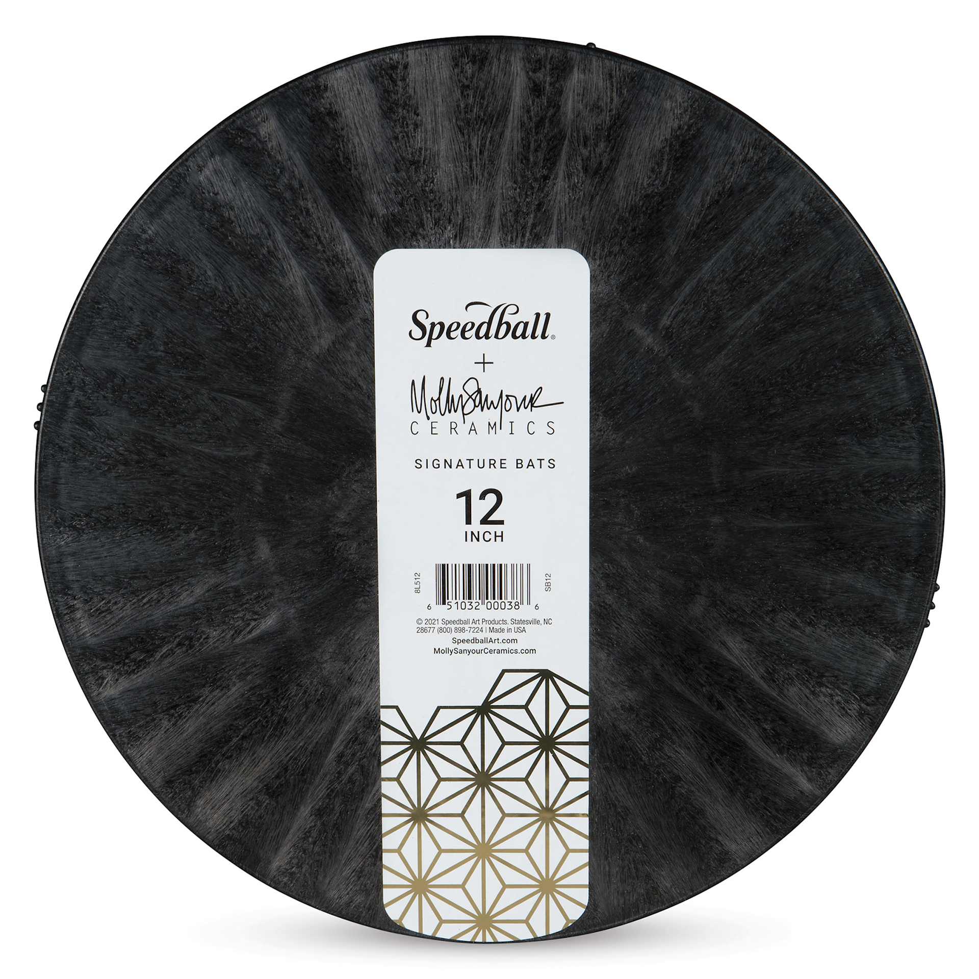 Speedball Bats - Round, 12", Black - front