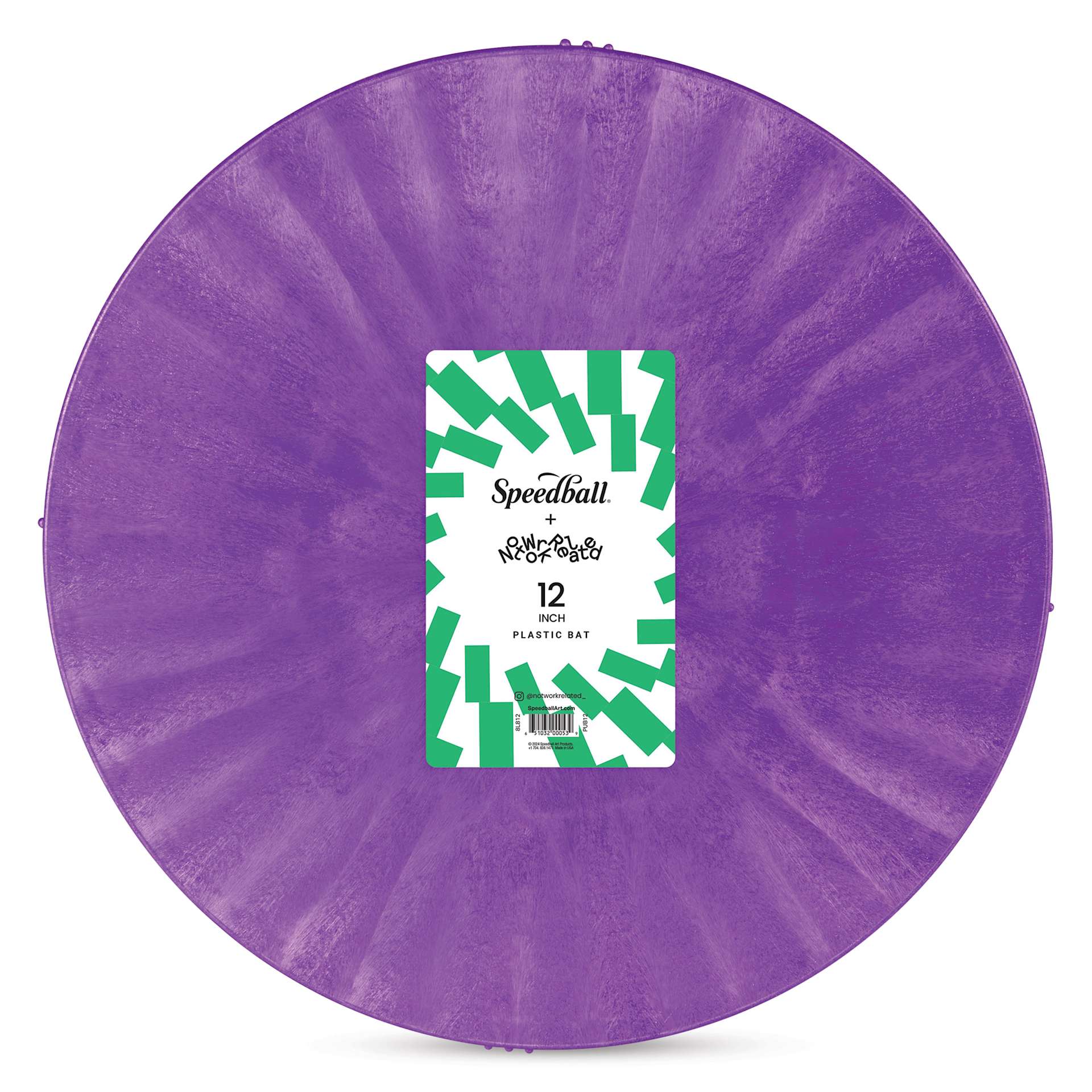 Speedball Bats - Round, 12", Purple