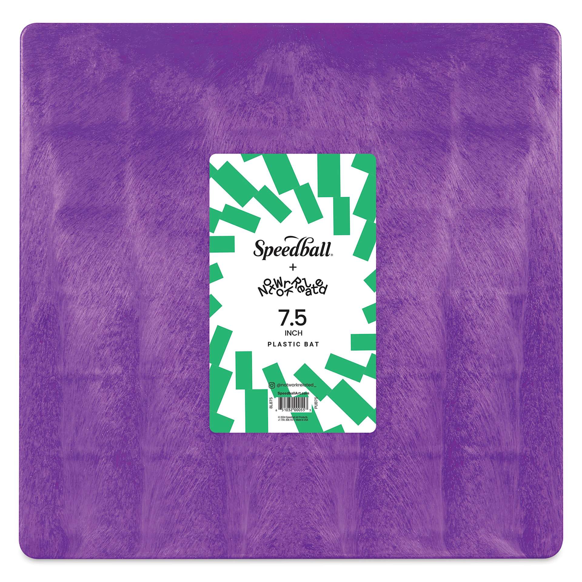 Speedball Bats - Square, 7-1/2", Purple