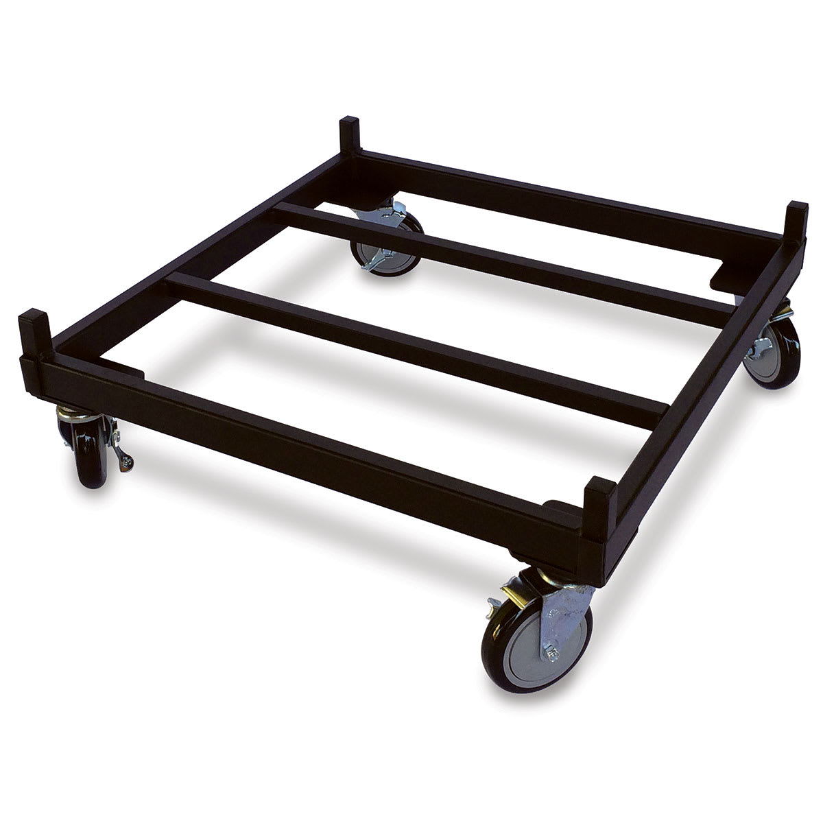 Skutt Rolling Kiln Stands - Angled view of a single Kiln Stand
