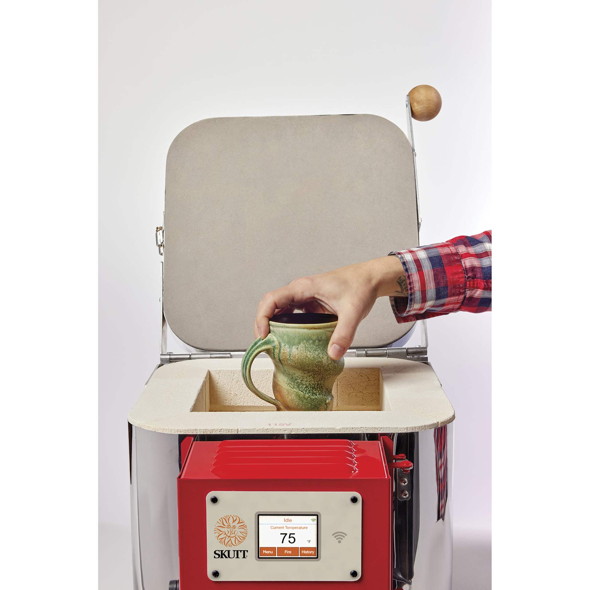 Skutt FireBox 8x6 LT Kiln - in use