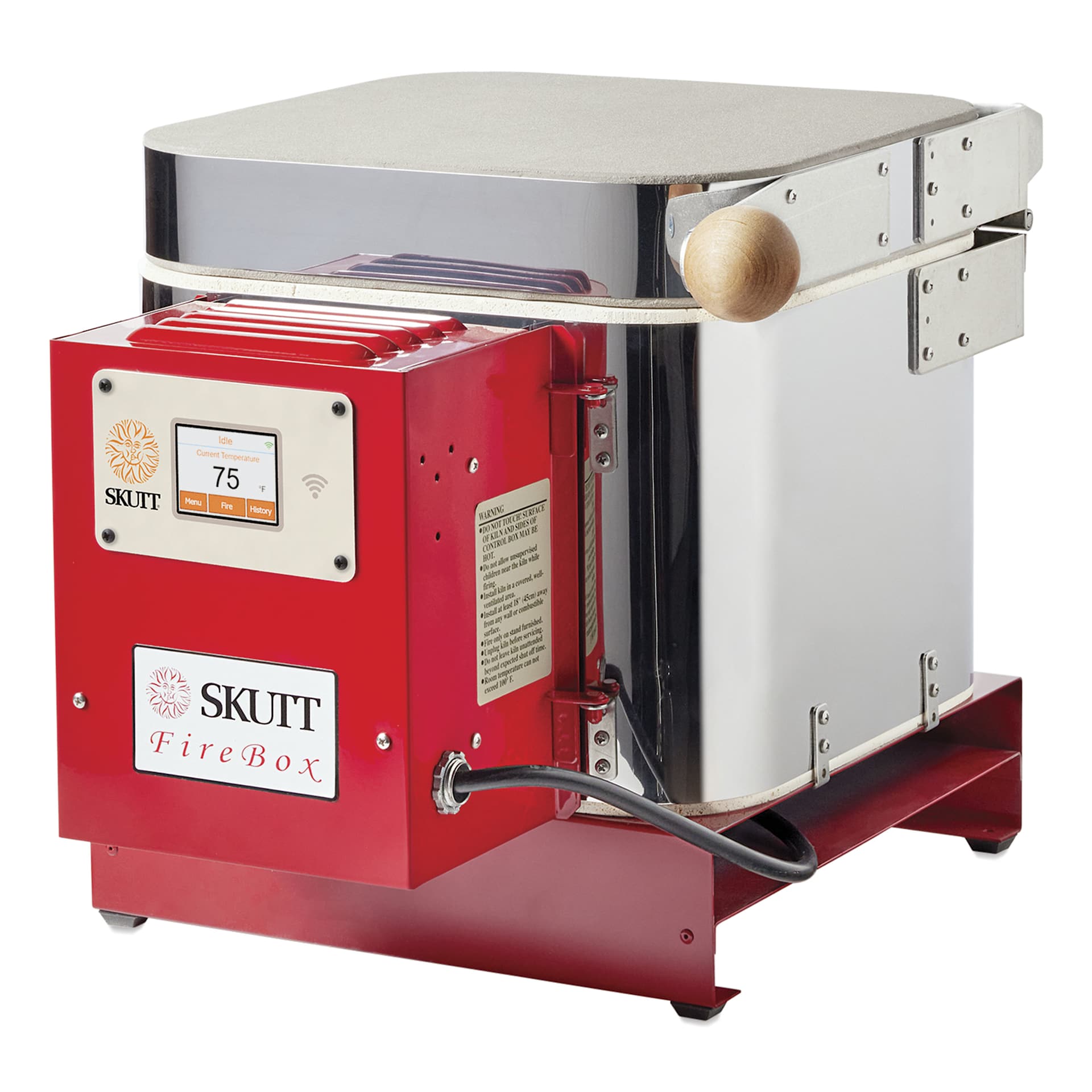 Skutt FireBox 8x6 LT Kiln - closed, angled