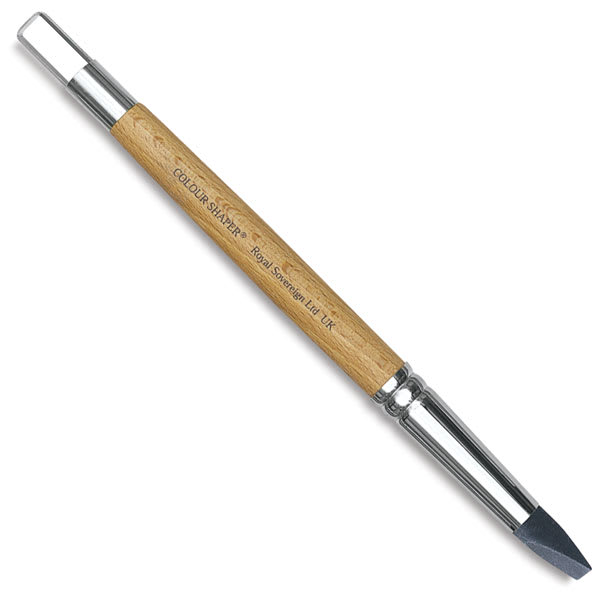 Double End Clay Shaper - Size 10 Flat Chisel Shaper at angle
